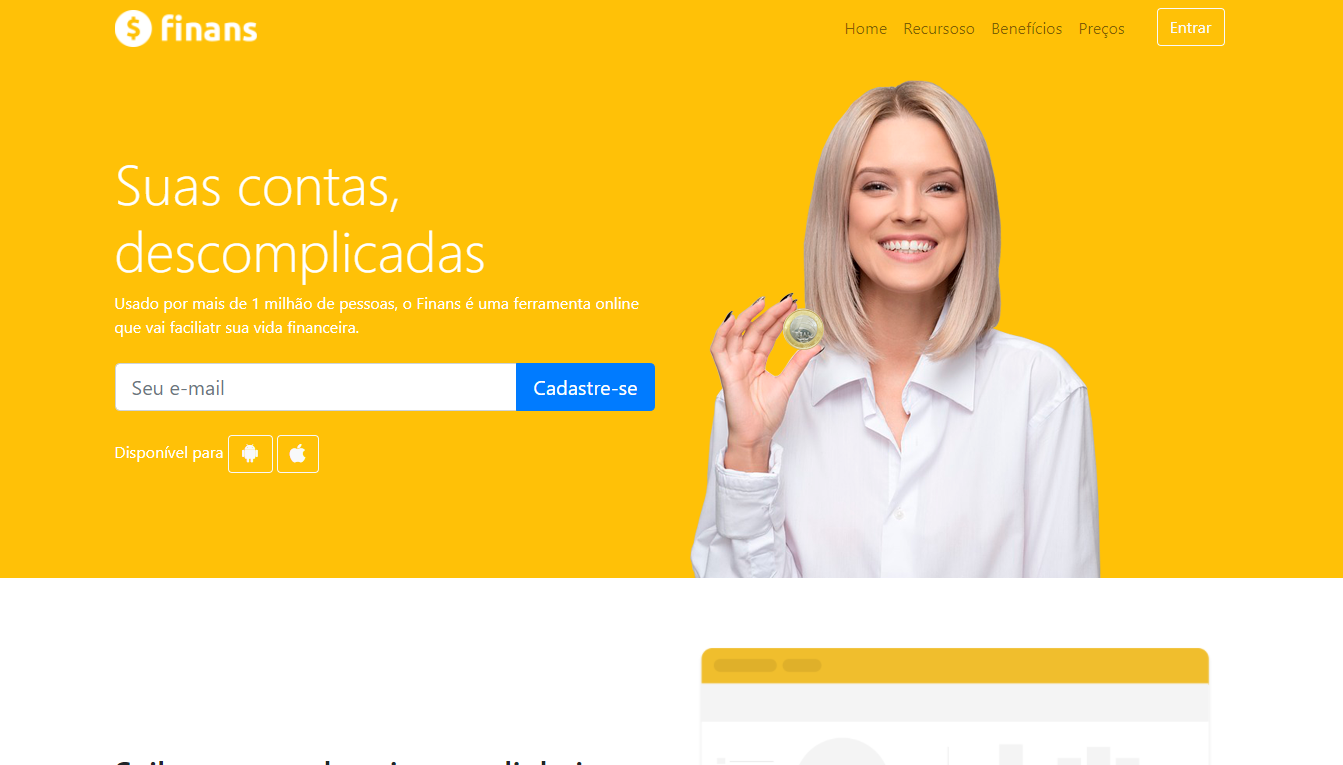 Site de Banco - Finanças