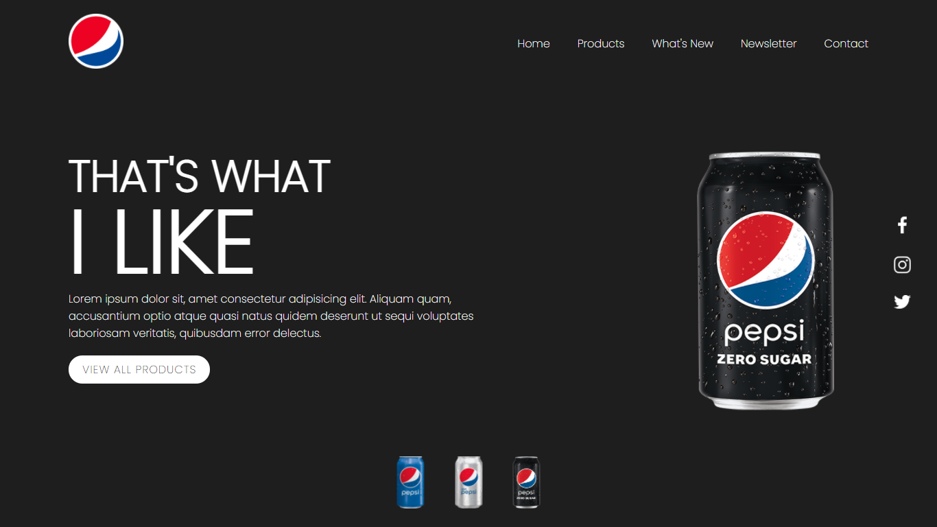 Pepsi Dark Mode